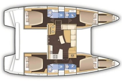 Hire Catamaran  Lagoon 46  Lefkada
