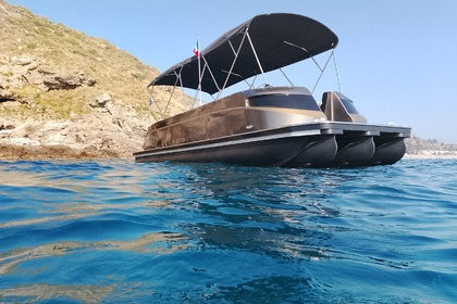 Charter Motorboat Swiss-Boats Pontoon Luxury Boat Milazzo