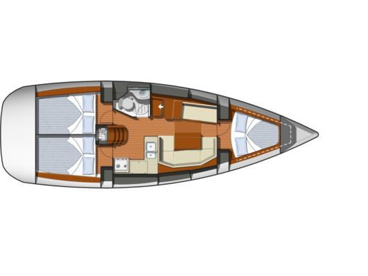 Sailboat  Sun Odyssey 36i Boat design plan