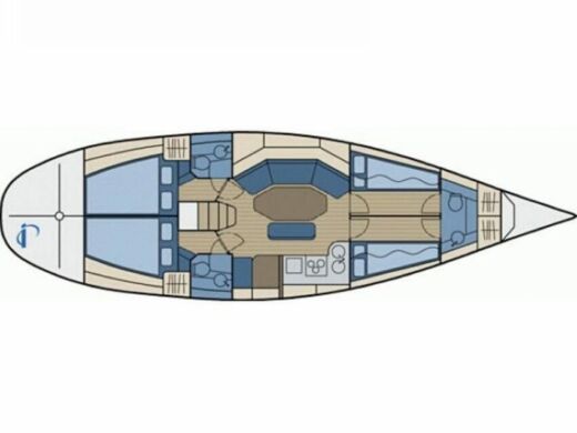 Sailboat Elan Elan 431 boat plan