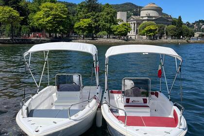 Rental Boat without license  Marino Atom 450 Como