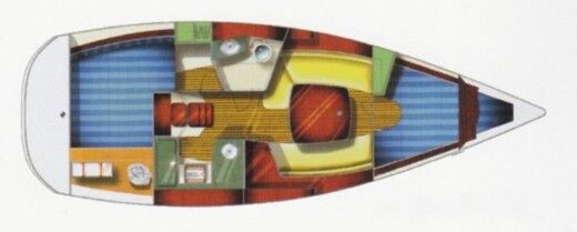 Sailboat Jeanneau Sun Fast 32 boat plan