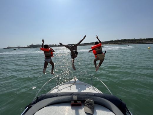 El Puerto de Santa María Motorboat Quicksilver carbin alt tag text