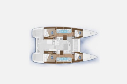 Charter Catamaran Lagoon 40 Lefkada