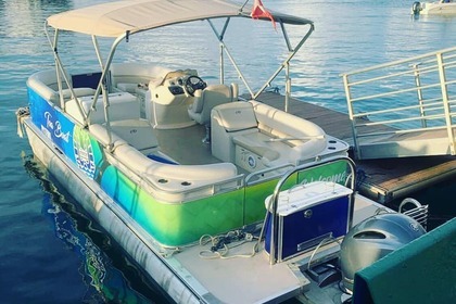Miete Motorboot Pontoon Boat Tahiti