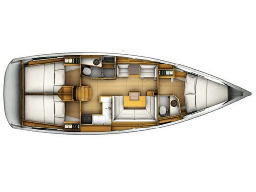 Sailboat JEANNEAU SUN ODYSSEY 409 Boat design plan