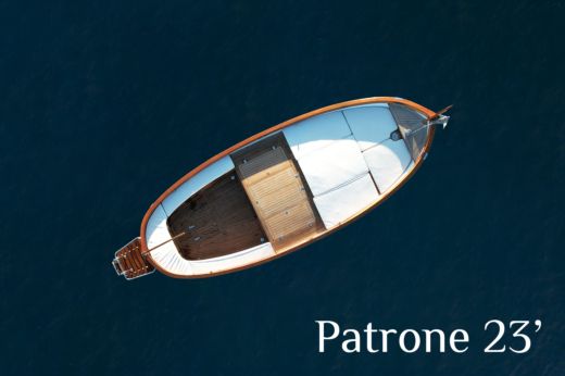 Motorboat Splendido Gozzo Patrone 23 Σχέδιο κάτοψης σκάφους