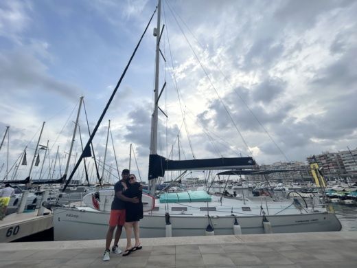 Santa Pola Sailboat Beneteau Cyclades 39.3 alt tag text