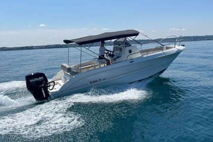 Verhuur Motorboot MINGOLLA CANTIERE NAUTICO BRAVA 25 - SENZA SKIPPER - PORTO GALEAZZI Sirmione