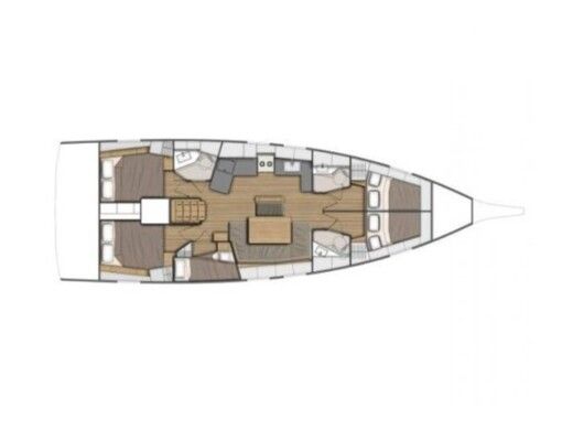 Sailboat  Oceanis 46.1/5 boat plan