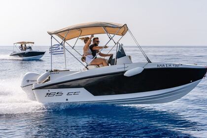 Hire Boat without licence  Tohatsu 165cc Rethymno