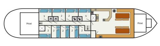 Sailboat Custom Eenmaster Spartivento Boot Grundriss