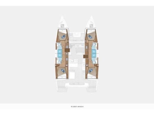 Catamaran Lagoon Lagoon 46 boat plan