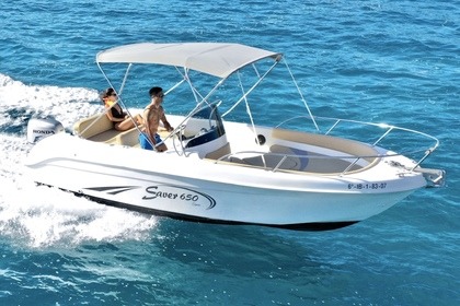 Rental Motorboat Saver 650 open Ibiza