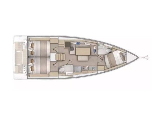 Sailboat  Oceanis 37.1 boat plan