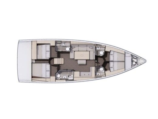 Sailboat Dufour Dufour 470 Boat design plan