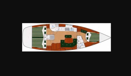 Sailboat Bénéteau Oceanis 423 Clipper boat plan