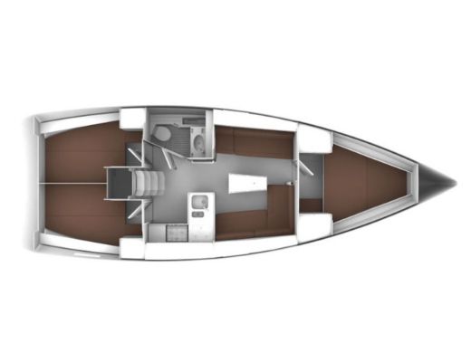 Sailboat Bavaria Bavaria Cruiser 37 boat plan