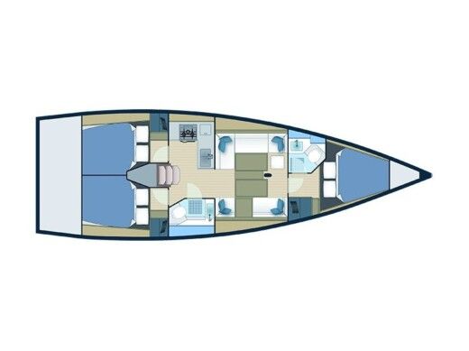 Without license More 40 (sc) More 40 (sc) Boat layout