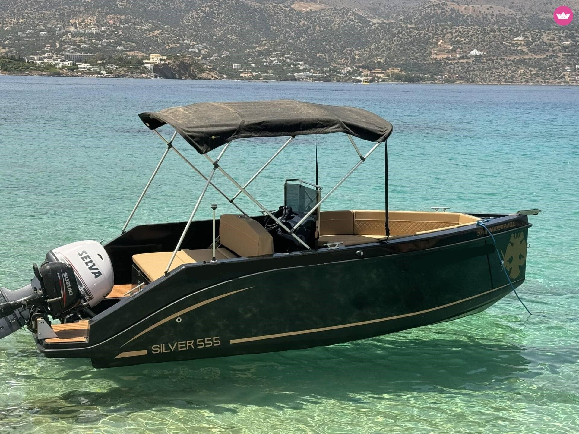 Rent Remus Silver Line 555 Motorboat (2024) in Agios Nikolaos - Nautal