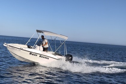 Rental Boat without license  compass 150cc Tsoutsouros
