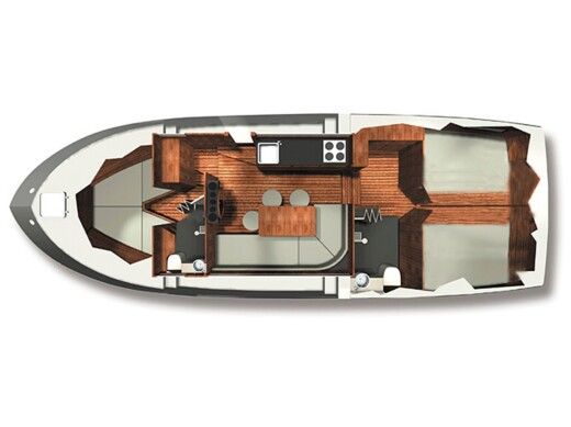 Motorboat  Husky Dane Boat layout