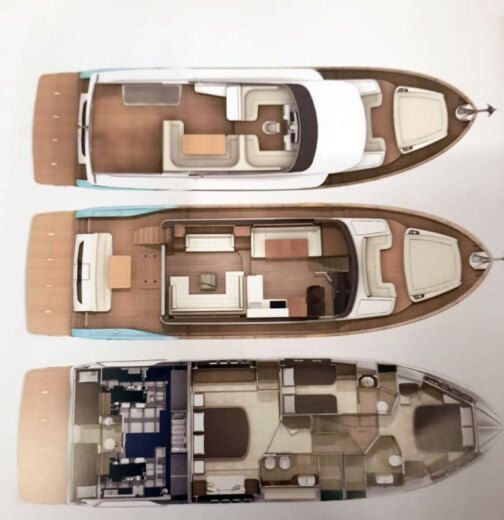 Motor Yacht Navetta Absolute Boat layout