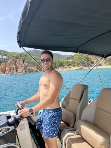 Platja d'Aro Motorboat Quicksilver Activ 755 Sundeck alt tag text