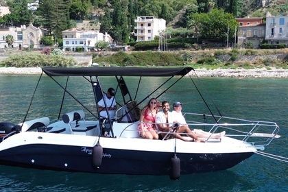 Rental Boat without license  Aquabat Sport infinity 21 Taormina