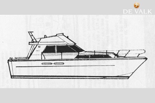 Motorboat Princess 37 Plano del barco