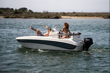 Rental Boat without license  Remus 450 Paxos Roses