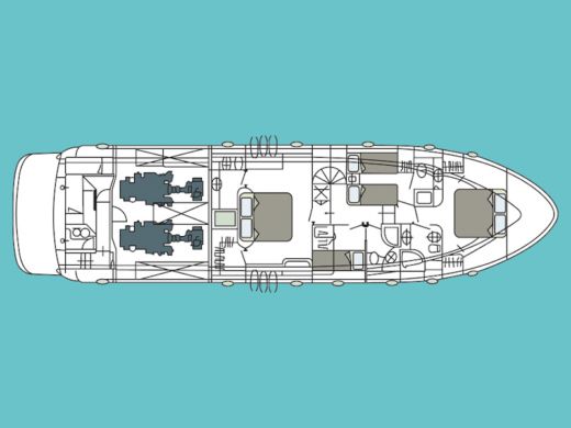 Motor Yacht Abacus 70 Boat design plan