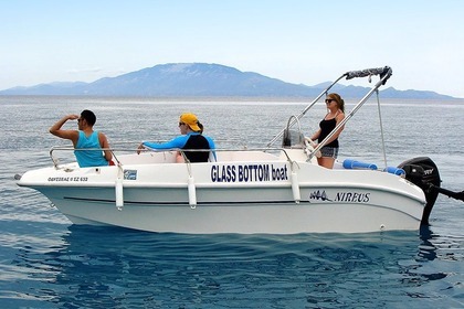 Charter Boat without licence  Nireas Ω53 Glass Bottom Zakynthos
