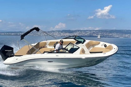 Miete Motorboot Sea Ray 210 SPXO Évian-les-Bains