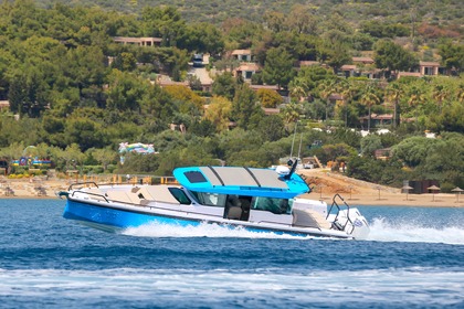 Rental Motorboat Axopar 37XC Cross Cabin Patmos
