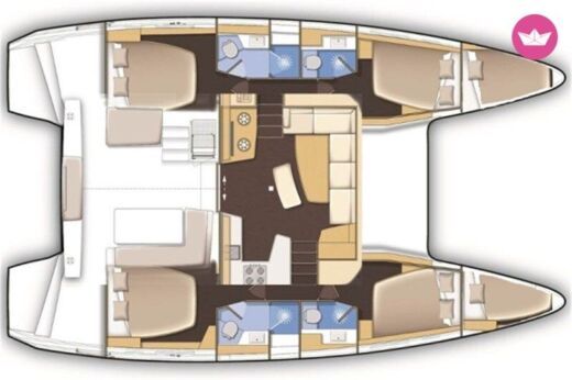 Catamaran Lagoon Lagoon 40 Boat design plan