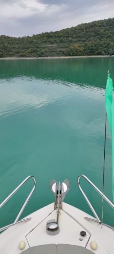 Lago di Vouglans Motorboat Quicksilver 635 alt tag text