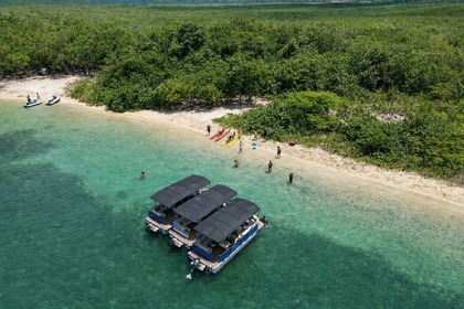 Rental Boat without license  Pontoon Boat SANS-PERMIS 97131