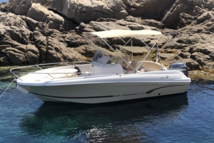 Miete Motorboot JEANNEAU Cap Camarat 635 Style Calvi