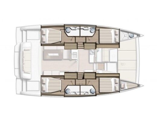 Catamaran Bali - Catana Bali 4.2 Boat design plan