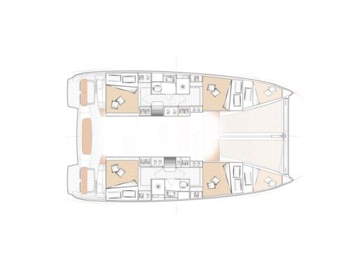Catamaran  Excess 11 Plano del barco