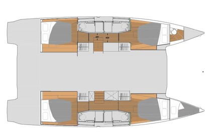Noleggio Catamarano  Fountaine Pajot Elba 45 Olbia