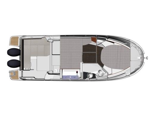 Motorboat Jeanneau Merry Fisher 895 boat plan