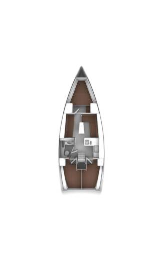 Sailboat  Bavaria 37 Cruiser boat plan