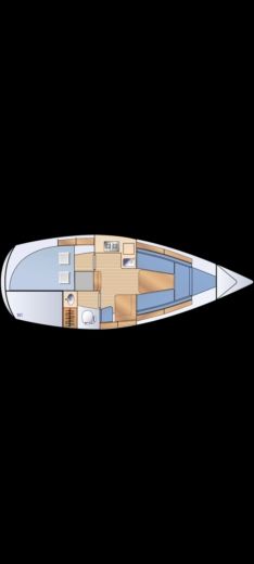 Sailboat Kirie - Feeling 720 DL boat plan