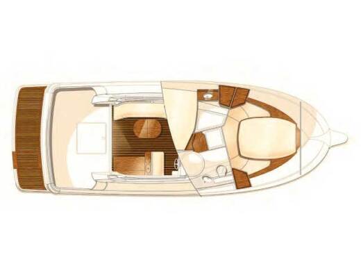 Motorboat STARFISHER Starfisher 34 Plan du bateau