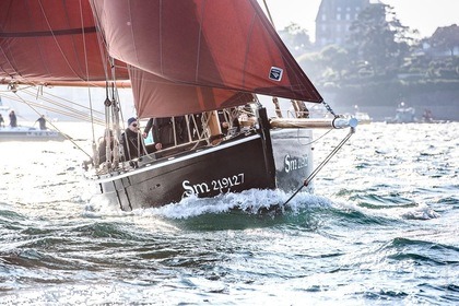 Aluguel Veleiro Chantier Keraudren Cotre aurique Saint-Malo