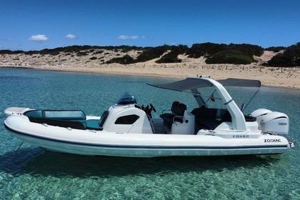 Verhuur RIB Zodiac medline 9 Ibiza