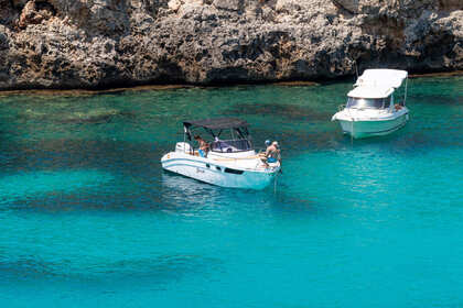 Charter Motorboat Saver 750wa hardtop S'Estanyol de Migjorn