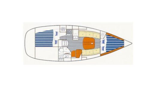 Sailboat BENETEAU FIRST 31.7 boat plan